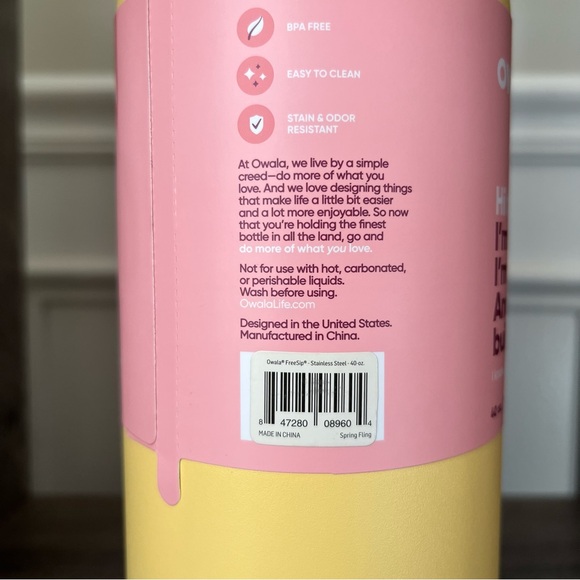 Owala Spring Fling 40oz Freesip Water Bottle - Picture 4 of 5